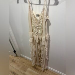 WHITE SANDS BOHO WHIMSICAL FAIRY LIKE DRESS